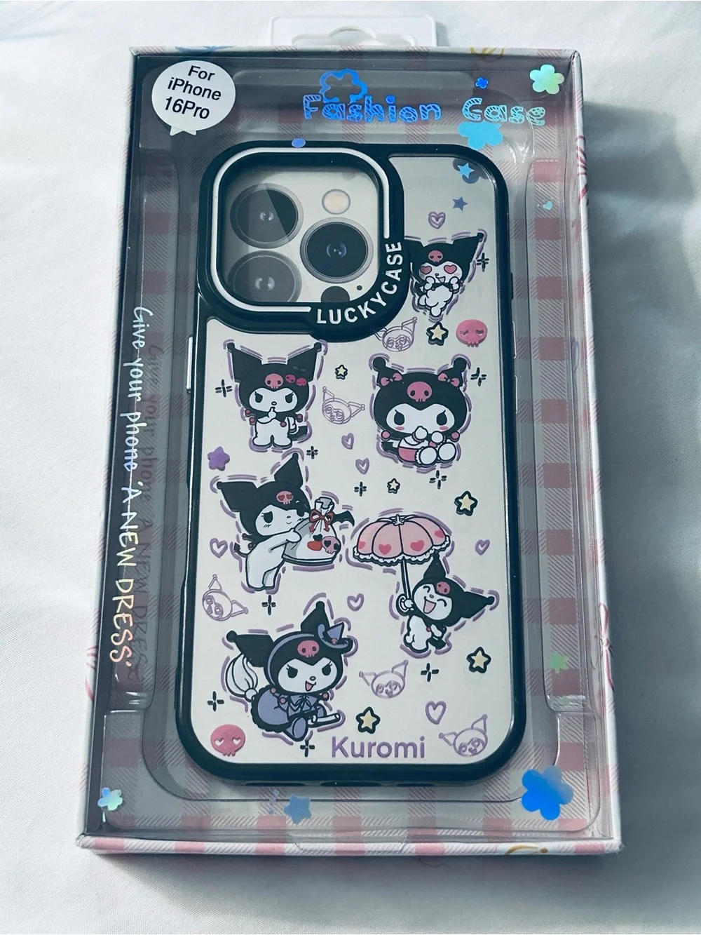 Cute Kuromi iPhone 16 Pro Case